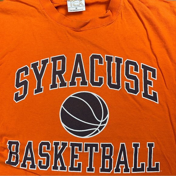 (M) Vintage Syracuse University Basketball T Shirt Men - Picture 2 of 2